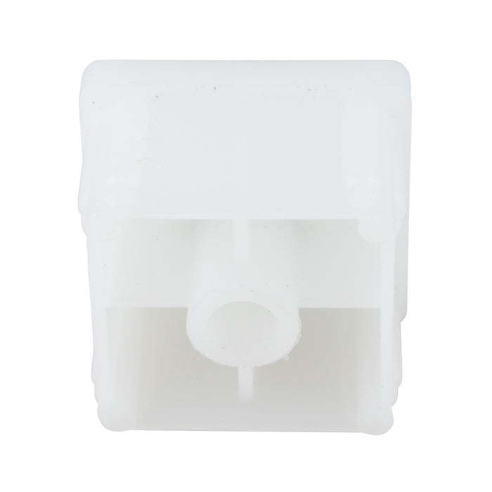 Plug Glide for 16-18 Gauge Sq Tube 1-1/2" x 5/16"-18 Polyethylene Natural by Spaenaur Inc.
