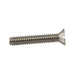 Machine Screw, Flat Head, Slotted Drive, 5/16"-18 UNC x 2" Length, Stainless Steel by Spaenaur Inc.