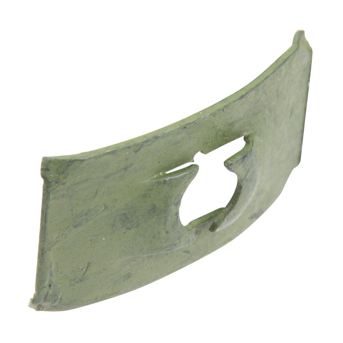 Spring Nut, Flat Rectangular Type (Corners Turned Down) 1/4"-20 UNC Spring Steel Heat Treated Phosphate & 2 Coats Olive Drab