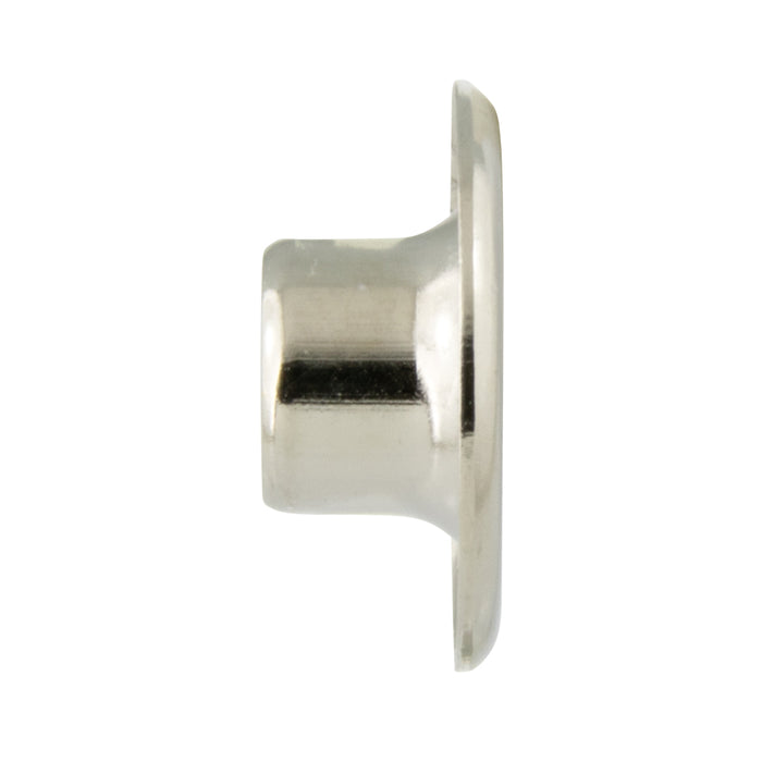 Sheet Brass Grommet And Washer (116-106 And 116-206) 144/Pk 3/16" Hole DIA., Size #00 Brass Nickel Plated by Spaenaur Inc.