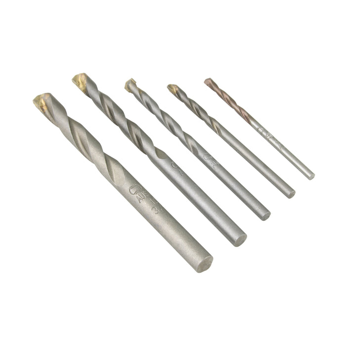 Masonry Drill Set (8 Pcs), Metric 3,4,5,6,7,8,9,10mm Tungsten Carbide by Spaenaur Inc.