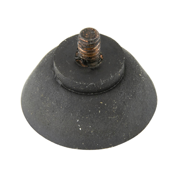 Ventouse avec vis mécanique 8-32 saillante 1-3/4"OD x 5/8"HT Sbr Black Duro 50 par Spaenaur Inc.