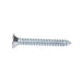 Tapping Screw, Flat Head Security Hex Socket Drive, #6 x 3/8" Length, Steel Zinc Plated by Spaenaur Inc.