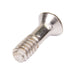 Machine Screw, Oval with #8 Trim Head, Phillips Drive, #10-24 UNC x 5/8" Length, Steel Nickel Plated by Spaenaur Inc.