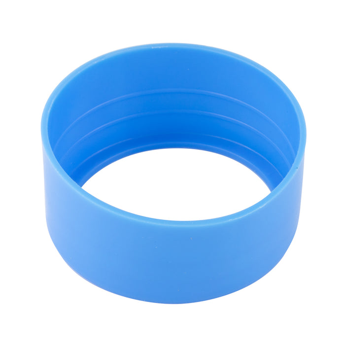 Protecteur de filetage de tuyau à extrémité ouverte, 1" N.P.T., en polyéthylène basse densité, couleur bleue, de Spaenaur Inc.