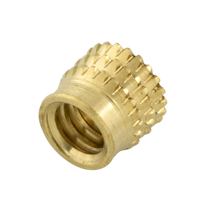 Brass Barb-Sert #10-32 UNF x .257" Short LGTH Brass Plain