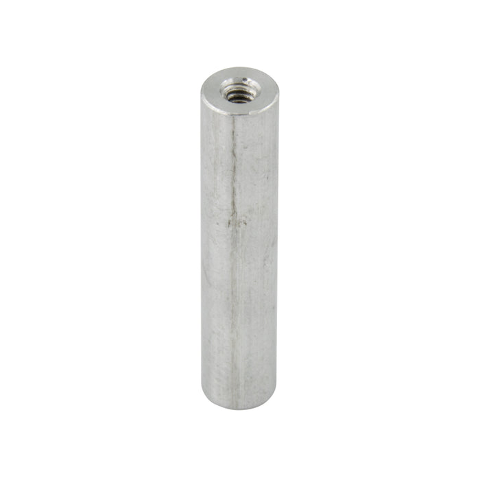 Spacer, Round, Threaded (Tapped) Threaded #10-32 UNF,5/16" OD x .437"LGTH Aluminum Alloy 2011T3, Iridite # 14 Chromate by Spaenaur Inc.