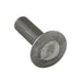 Rivet en acier massif, tête bombée, diamètre 1/4 po x 1/2 po, acier C1006 recuit, brut, fabriqué par Spaenaur Inc.