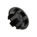Hole Plug, Binder HD Smooth Finish 1.000" Hole x .031/.109" Panel THK 6/6 Nylon Black by Spaenaur Inc.