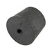 Rubber Stopper 13/16" Top DIA x 5/8" Btm D x 1" LONG Natural Rubber Black, 45-55 Duro by Spaenaur Inc.