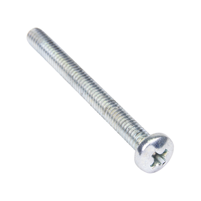 Machine Screw, Pan Head, Phillips Drive, #10-32 UNF x 1/4" Length, Steel Zinc Plated by Spaenaur Inc.