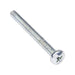 Machine Screw, Pan Head, Phillips Drive, #10-32 UNF x 1/4" Length, Steel Zinc Plated by Spaenaur Inc.