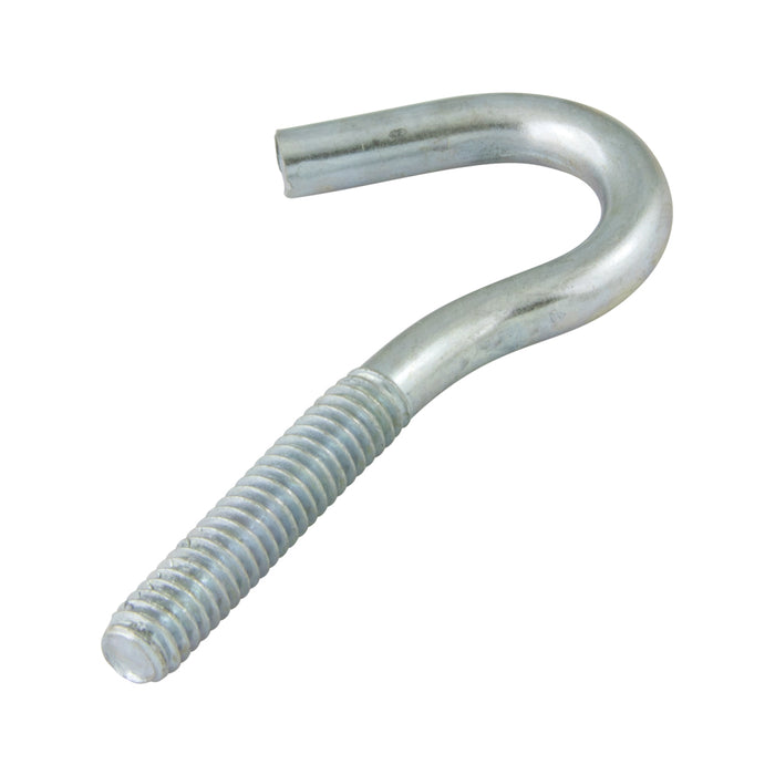Hook Bolt #8-32 UNC x 7/8" THRD x 1 5/8" O/A Length Steel Zinc Plated by Spaenaur Inc.