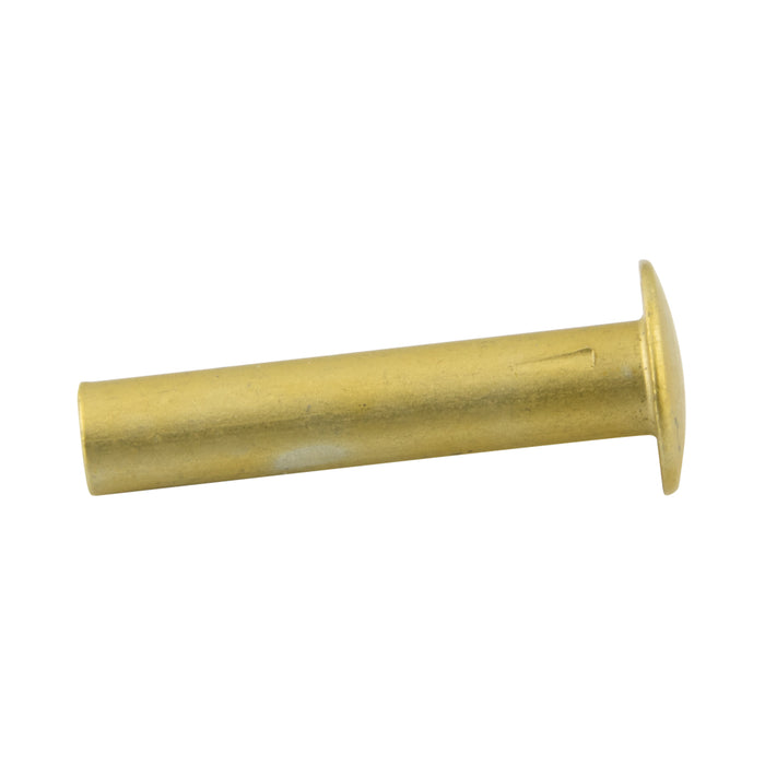 Binder Post Only #8-32 UNC x 1" x 13/64" Body DIA. x 7/16" Head DIA Aluminum, Brass Anodized