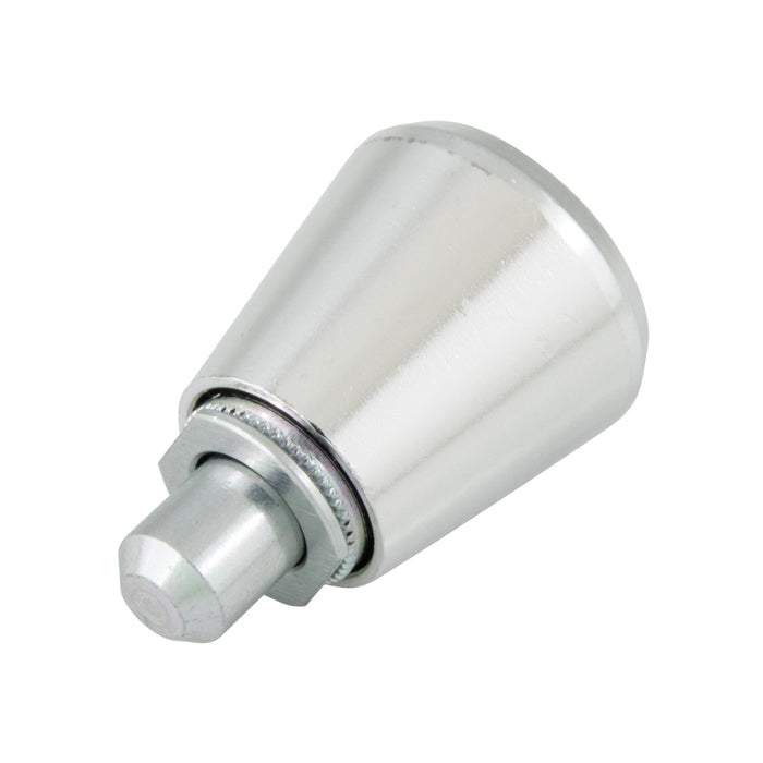 Plunger, Spring Loaded, Thread-In Style Knob 6262-T9 Aluminum by SouthCo