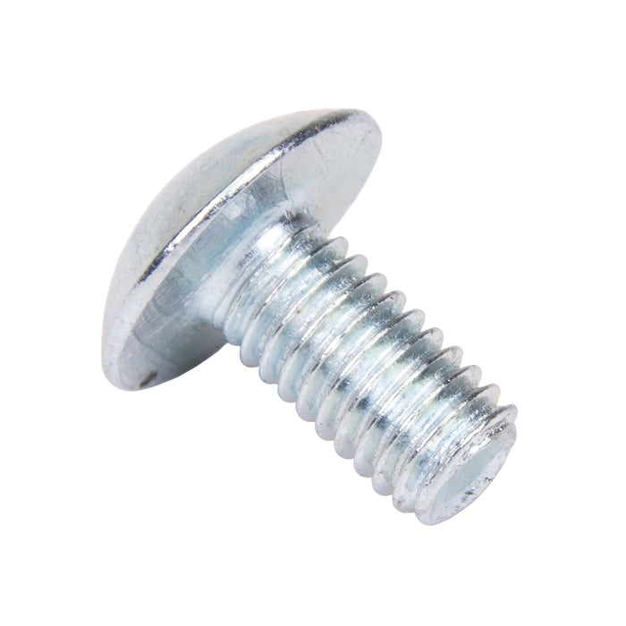 Machine Screw, Truss Head, Slotted Drive, #10-32 UNF x 3/8" Length, Steel Zinc Plated Trivalent by Spaenaur Inc.