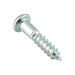 Wood Screw, Round Head, Slotted, #6 x 1-1/2" Length, Steel Zinc Plated, ASME/ANSI B18.6.1 by Spaenaur Inc.