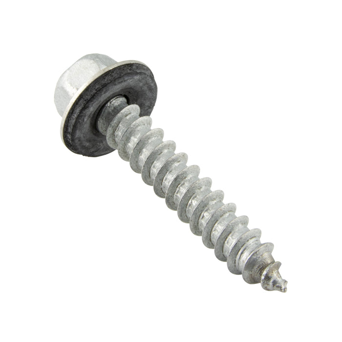 Tapping Screw, Hex Head Unslotted Drive, Type A, #14 x 1-1/2" Length, Stainless Steel by Spaenaur Inc.