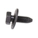Machine Screw, Hex Head Bolt With Conical Washer Head, Unslotted Drive, 8 mm x 1.25 x 25 mm Length, Steel Plain by Spaenaur Inc.