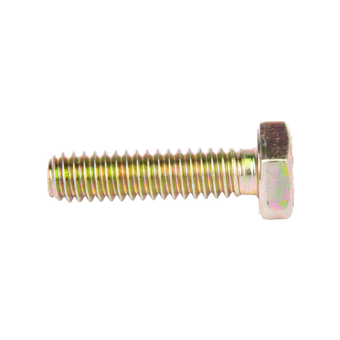 Vis à tête hexagonale Sae 5/16"-18 UNC x 3/4" Grade 8 Acier allié au carbone moyen Zinguée avec dichromate jaune ANSI B18.2.1-1965