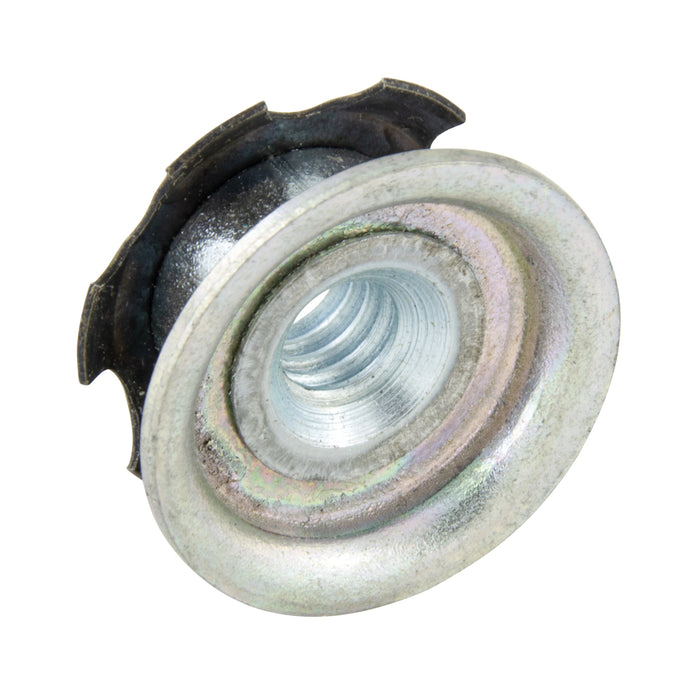 Round Metal Threaded Adaptor 1" Round Tube DIA W/ 5/16"-18 UNC THRD x 16-18GA Steel Zinc Plated. by Spaenaur Inc.