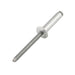 Pop Rivet Domed Head Open End 1/4" D x .495" L x .063"/.250" Grip Aluminum Body/Coated Steel Mandrel IFI Spec. 114 Grade 19 by Pop®