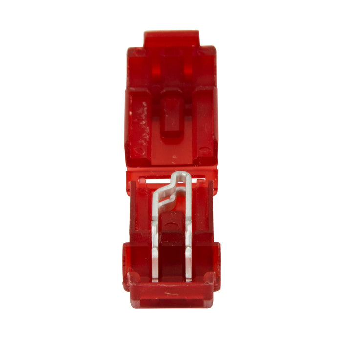 Female T-Tap Connector #22-18 Wire GA Electrolytic Copper, Tin Plated Fully Insulated by Spaenaur Inc.