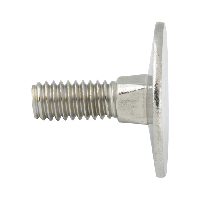 Elevator Bolt, Large Head, 1/4"-20 x 1-1/2" Length, Stainless Steel 18-8, ASME/ANSI B18.5 by Spaenaur Inc.