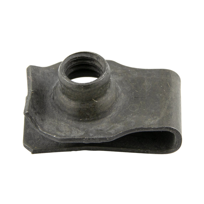 Panel Nut,Extruded, "U" Type 3/8"-16 (Uss) Regular 0.080"-.150" Panel Range Spring Steel Heat Treated Plain