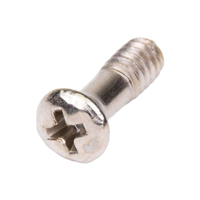 Machine Screw, Oval with #8 Trim Head, Phillips Drive, #10-24 UNC x 5/8" Length, Steel Nickel Plated by Spaenaur Inc.