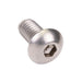 Security Screw, Button Head Hex Socket Security Pin Drive, M4 x 8 mm Length, Stainless Steel by Spaenaur Inc.