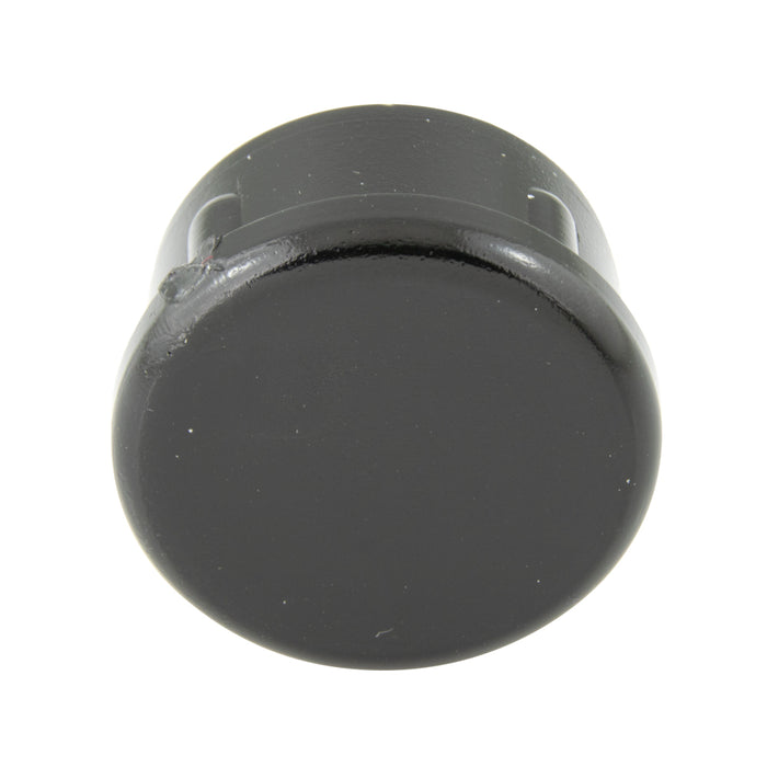 Bouchon rond 16-18 GA x 1 po de diamètre extérieur de base en polyéthylène noir de Spaenaur Inc.