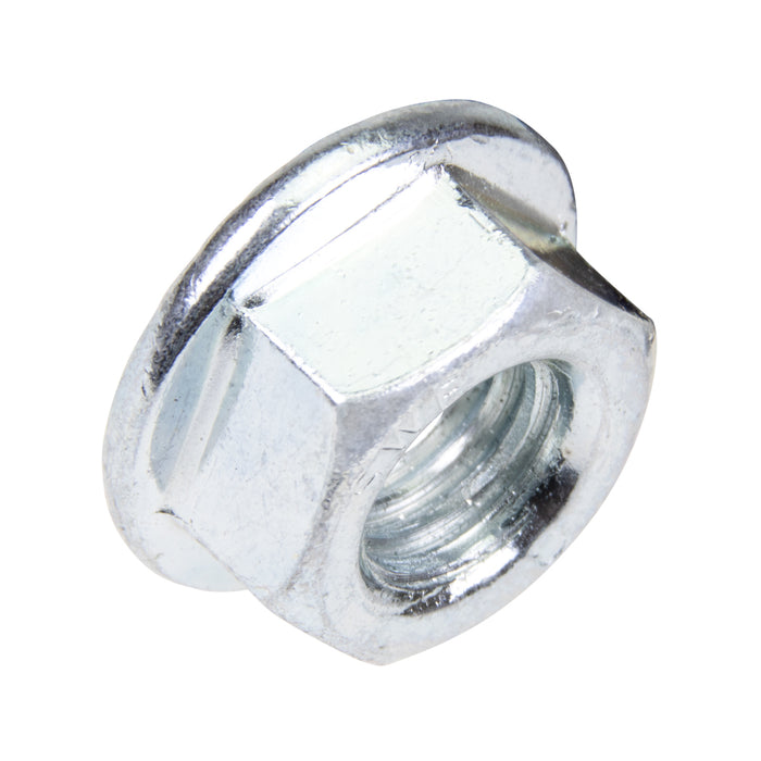 Écrou hexagonal à bride dentelée M8 classe 8 en acier zingué par Spaenaur Inc.