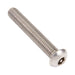 Security Screw, Button Head Security Hex Socket Drive, #4-40 UNC x 3/4" Length, Steel Plain by Spaenaur Inc.