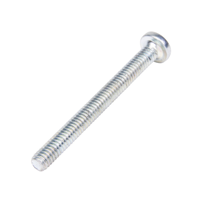 Machine Screw, Pan Head, Phillips Drive, #10-32 UNF x 7/16" Length, Steel Zinc Plated by Spaenaur Inc.
