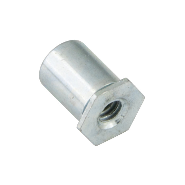 Self-CLinching Standoff Through Thread Style #6-32 UNC x 1" Length, 1/4" A.F. Carbon Steel Heat Treated Cad Pl & Clear Chrom DIP by Spaenaur Inc.