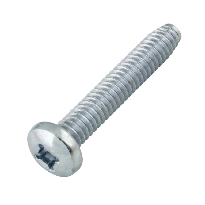Thread-Cutting Screw, Phillips Round Head, Type 1 1/4"-20 UNC x 3/4" LONG Low Carb Steel Case Hard Trivalent Zinc Plated by Spaenaur Inc.