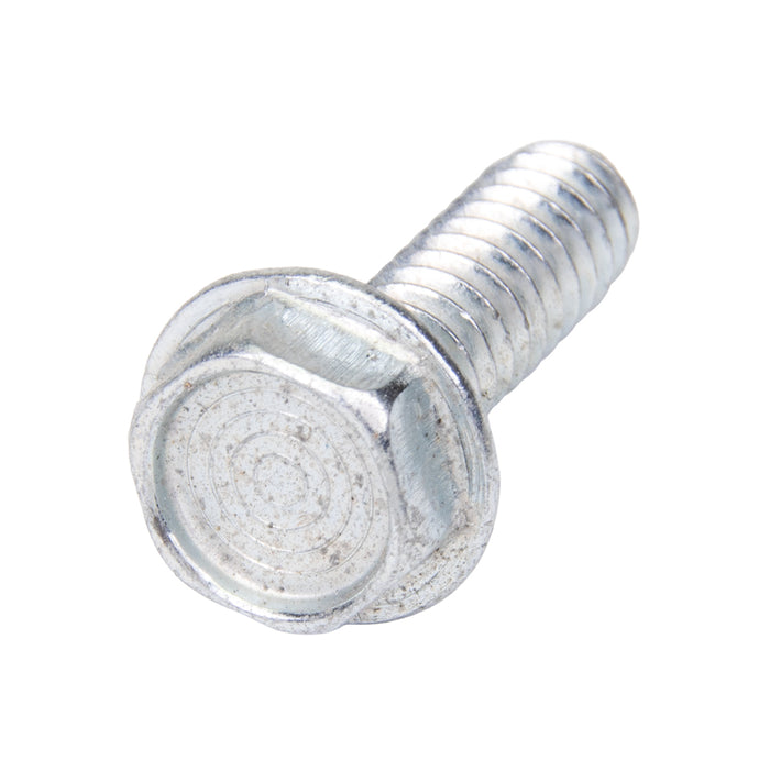 Machine Screw, Indented Hex Washer Head, Unslotted Drive, #10-24 UNC x 5/8" Length, Steel Zinc Plated by Spaenaur Inc.