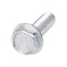 Machine Screw, Indented Hex Washer Head, Unslotted Drive, #10-24 UNC x 5/8" Length, Steel Zinc Plated by Spaenaur Inc.