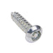 Tapping Screw, Button Head Security Hex Socket Drive, #10 x 1" Length, Steel Zinc Plated by Spaenaur Inc.