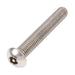 Security Screw, Button Head Security Hex Socket Drive, #10-24 UNC x 1/2" Length, Steel Plain by Spaenaur Inc.