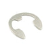 External (Bowed) Retaining Ring 3/16" Shaft DIA x .145" x .015" THK Stainless Steel by Spaenaur Inc.
