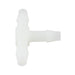 Té miniatures cannelés 1/8" à 1/8" à 1/8" Tubing ID Nylon par Spaenaur Inc.