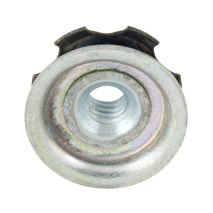 Round Metal Threaded Adaptors 7/8" Rd Tube DIA with 5/16"-18 UNC Steel, Zinc Pl Base Finish by Spaenaur Inc.