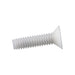 Machine Screw, Flat Head, Slotted Drive, #8-32 UNC x 3/8" Length, Steel Electro Zinc Plated or Cadmium Plated by Spaenaur Inc.