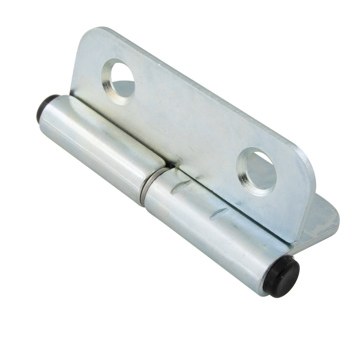 Right Lift-Off Hinges 100mm O/A HT x 75mm Width Mild Steel Clear Zinc Plated