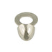Ball Chain End Ring Connector for #3&6 Chain (0.140" Hole x 0.187" OD x 25/64") Brass, Nickel Plated by Spaenaur Inc.