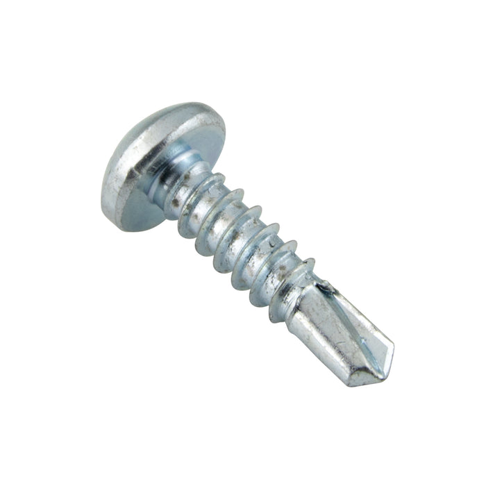 Teks Point 2 Self-Drilling Screw, Pan Head, Square Recessed Socket, #8-18 x 3/4" Length, Carbon Steel Zinc Plated by Spaenaur Inc.
