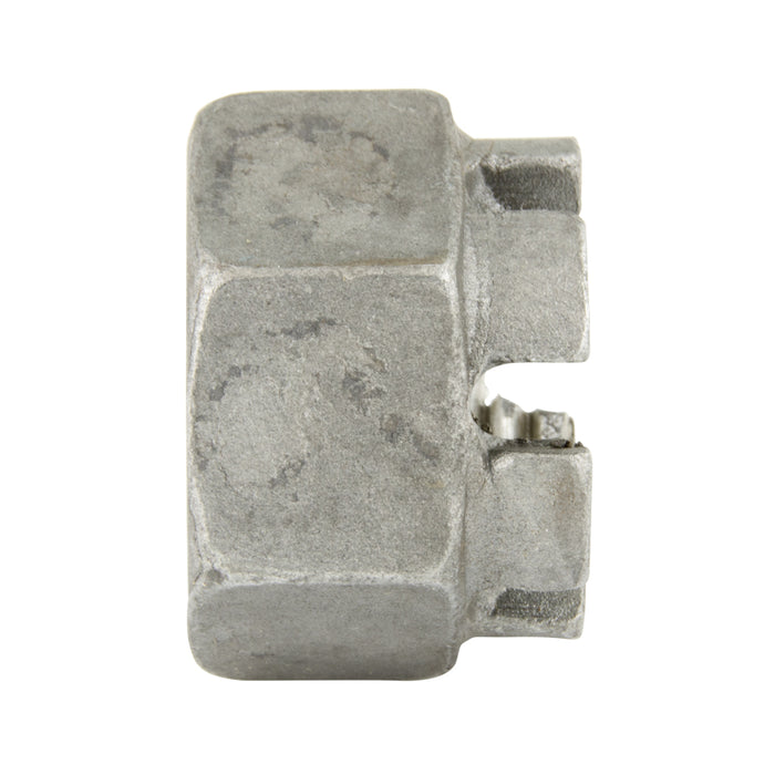 Écrou hexagonal crénelé DIN 935, M16 x 2,00 pas, 24 mm A/F, 19 mm TH CL 8 Acier lisse DIN 935/8 M16