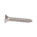 Tapping Screw, Flat Head Security Hex Socket Drive, #10 x 2" Length, Stainless Steel by Spaenaur Inc.